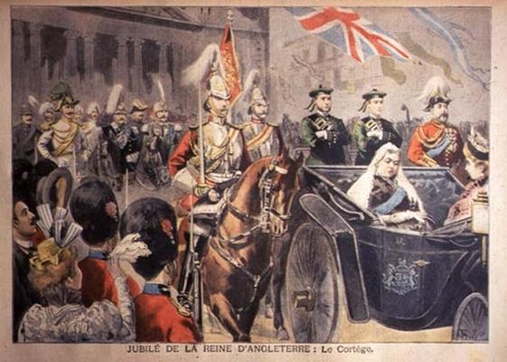 Jubilee of the Queen of England: The Cortege, illustration from 'Le Petit Journal', 27 June 1897 (co de Oswaldo Tofani