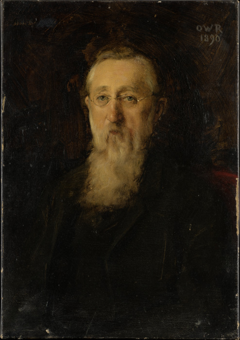 Portrait of Reinhard Roederstein (father of the painter) de Ottilie Roederstein