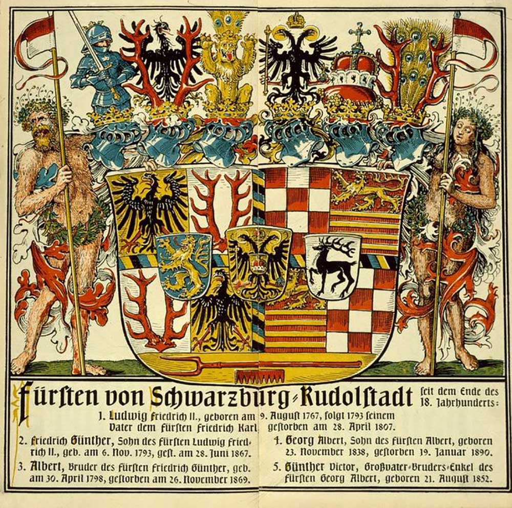 Princes of Schwarzburg-Rudolstadt de Otto Hupp