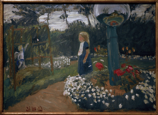 Elsbeth im Garten de Otto Modersohn