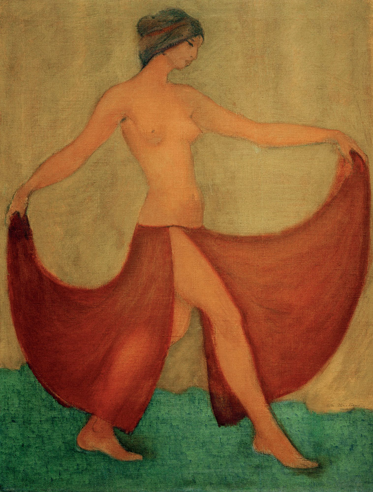 Tanzende (Maschka) de Otto Mueller