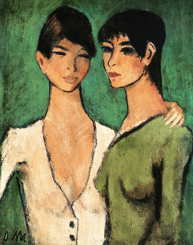 Two Sisters de Otto Mueller