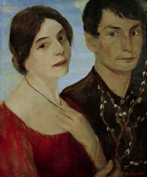 Otto Mueller , Double portrait de Otto Mueller