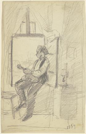 The violinist at the window
