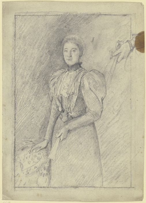 Portrait of Miss Martin de Otto Scholderer