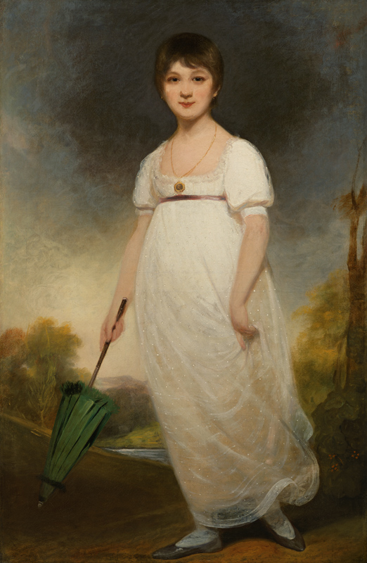 Portrait of Jane Austen (1775-1817) the 'Rice Portrait' de Ozias Humphry