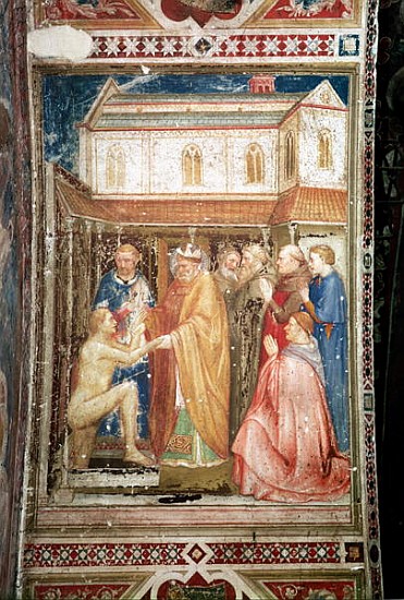 The Miracle of St. Stanislas (1030-79) from the Lower Church, c.1340 de P. Capanna