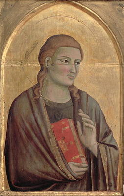 St. John the Evangelist (tempera on panel) de Pacino  di Buonaguida