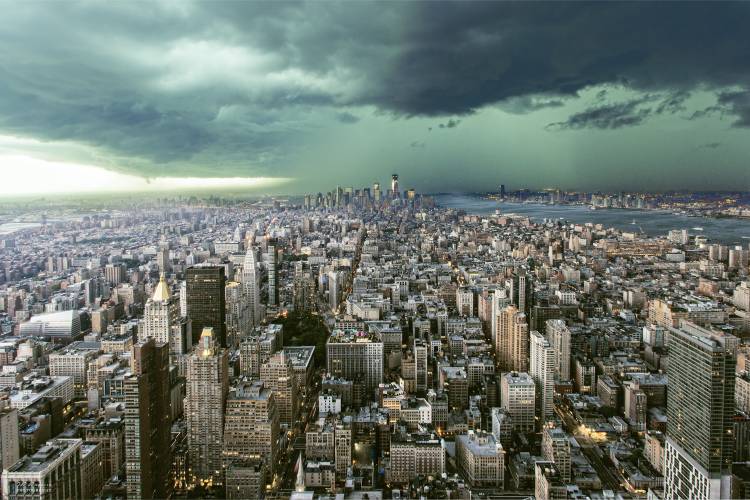New-York under storm de Pagniez