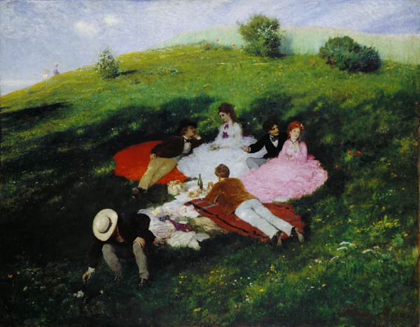 Picnic in May de Pal Szinyei Merse