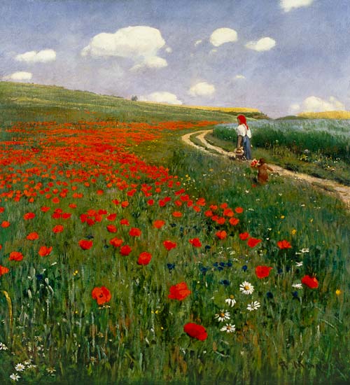 The Poppy Field de Pal Szinyei Merse
