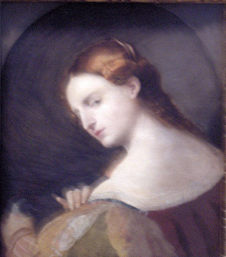 Young Woman in Profile de Palma il Vecchio (eigentl. Jacopo Negretti)