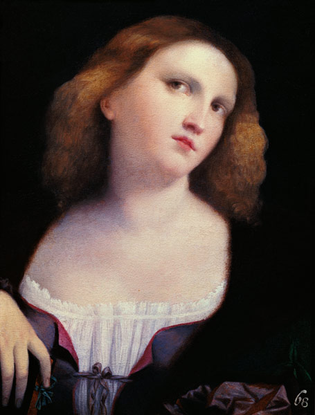 Woman portrait. de Palma il Vecchio (eigentl. Jacopo Negretti)