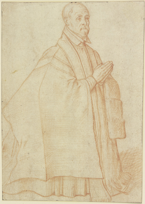 Kniend betender, vornehm gekleideter Mann nach rechts (Stifterfigur?) de Palma il Vecchio (eigentl. Jacopo Negretti)