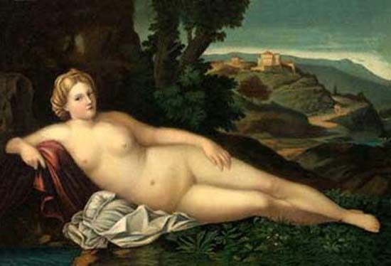 Ruhende Venus de Palma il Vecchio (eigentl. Jacopo Negretti)