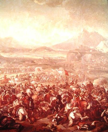 The Battle of Montjuic de Pandolfo Reschi