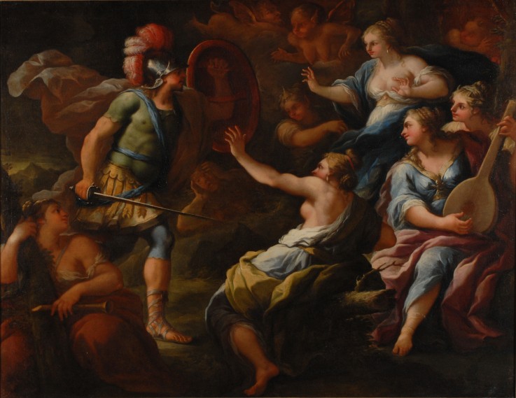 Achilles Discovered by Ulysses Among the Daughters of Lycomedes at Skyros de Paolo de Matteis