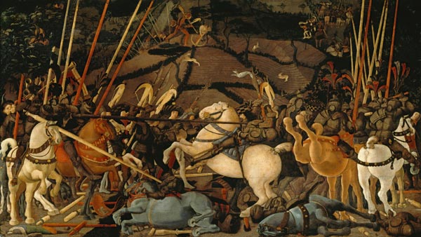 Die Schlacht von San Romano de Paolo Uccello