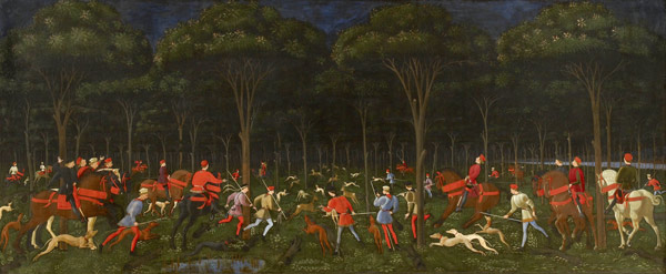 The Hunt in the Forest de Paolo Uccello