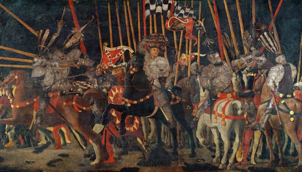 The battle of San Romano. de Paolo Uccello