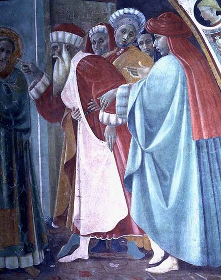 The Dispute of St. Stephen, detail of The Saint Preaching, from the Cappella dell'Assunta (Chapel of de Paolo Uccello