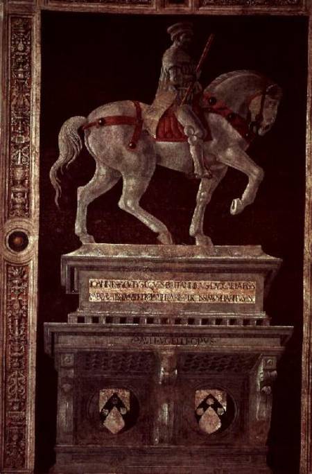 Equestrian Monument of Sir John Hawkwood (1320-94) de Paolo Uccello