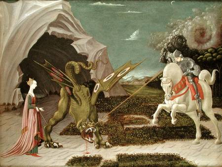 St. George and the Dragon de Paolo Uccello