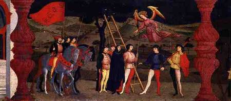Predella of the Profanation of the Host: The Repentant Christian Woman is Hanged for Pawning the Con de Paolo Uccello