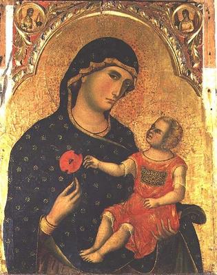 Madonna and Child (panel) de Paolo Veneziano