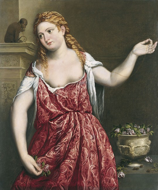 Portrait of a young Woman de Paris Bordone