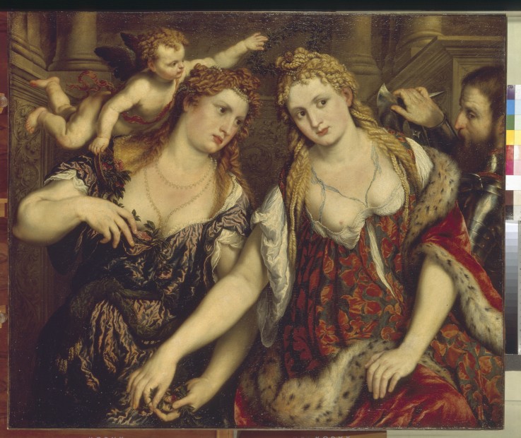 Flora, Venus, Mars and Cupid de Paris Bordone