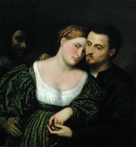 The Venetian Lovers de Paris Bordone