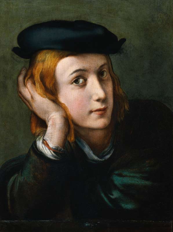 Portrait of a young man. de Parmigianino