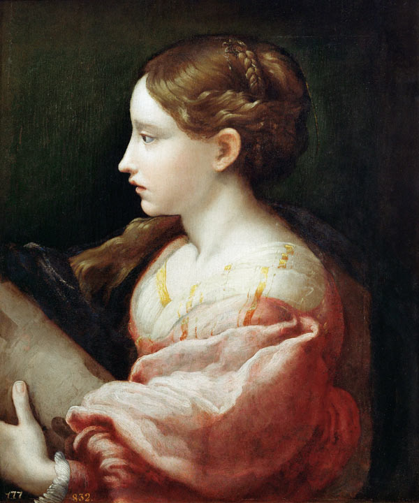 Saint Barbara de Parmigianino