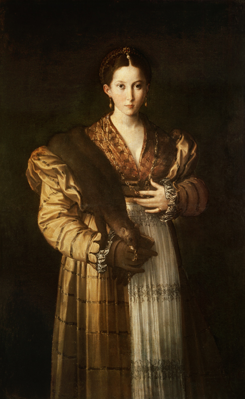Retrato de Antea "La Bella" de Parmigianino
