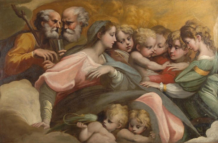 The Mystical Marriage of Saint Catherine de Parmigianino