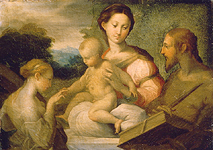 Die mystische Vermählung der Hl. Katharina de Parmigianino