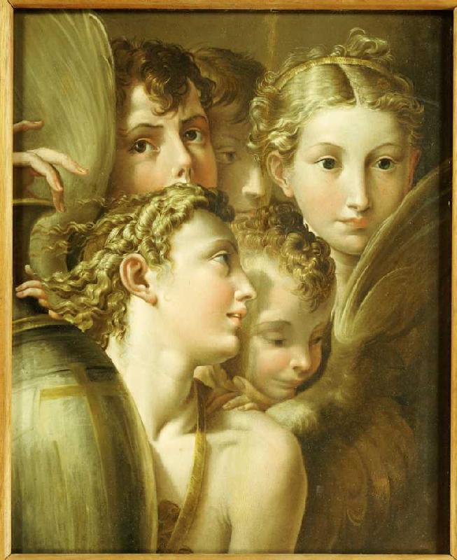 Fünf Engel. de Parmigianino (nach)