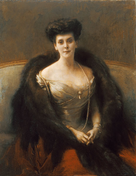 Portrait of Princess O.V. Paley (Countess Hohenfelsen) de Pascal A.J. Dagnan-Bouveret