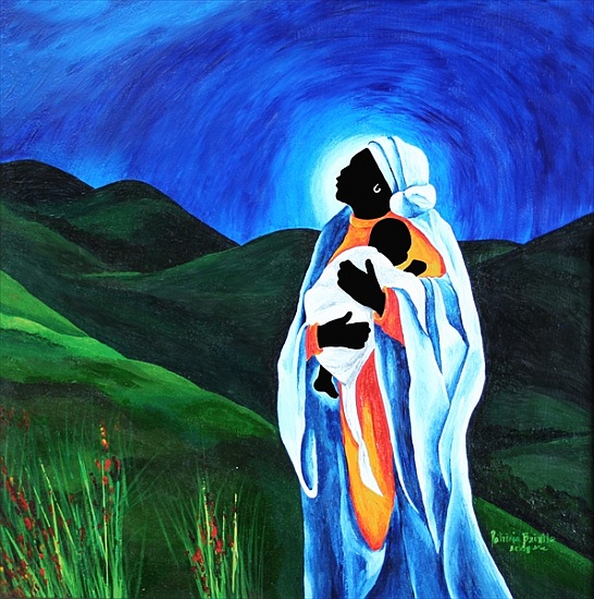 Madonna and child - Hope for the world de Patricia  Brintle