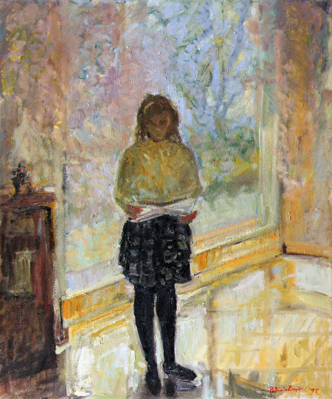 Clara Singing, 1995 (oil on canvas)  de Patricia  Espir