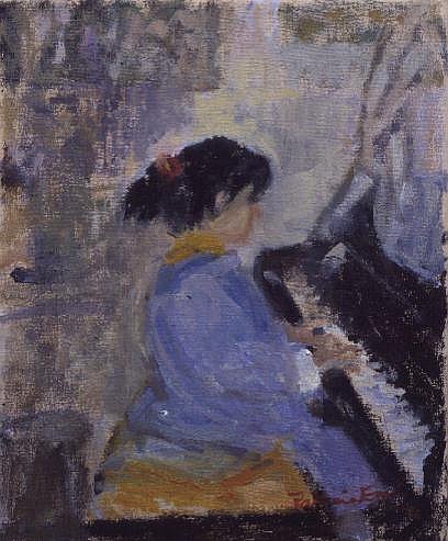At The Piano, 1994  de Patricia  Espir
