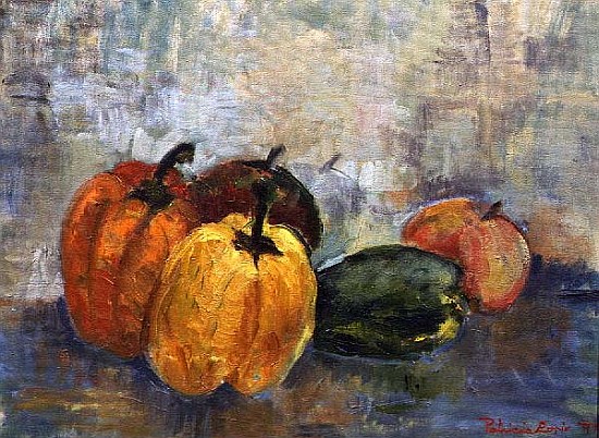 Still Life with Peppers, 1997 (oil on canvas)  de Patricia  Espir