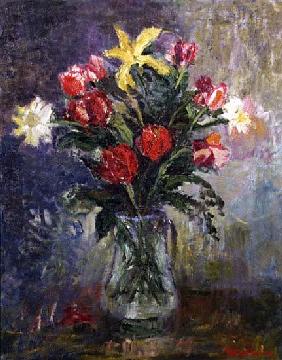Yellow Iris, 1996 (oil on canvas) 