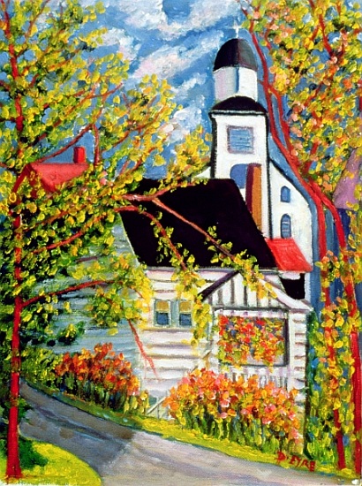 House with Church, Badeck de  Patricia  Eyre