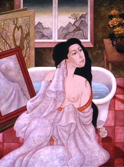 After the Bath, 1999 (oil on canvas)  de Patricia  O'Brien