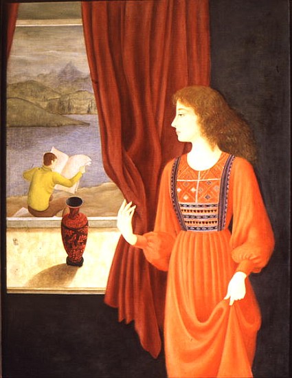 At the Window (oil on canvas)  de Patricia  O'Brien
