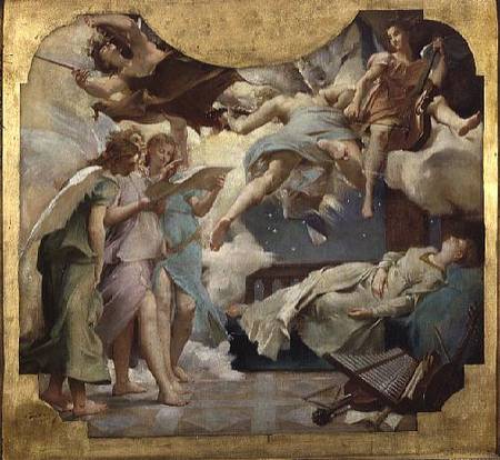 The Dream of St. Cecilia de Paul Baudry