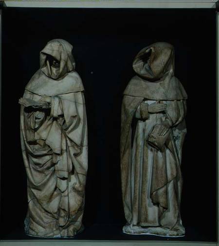 Two Mourners, from the Tomb of Duc de Berry in Bourges Cathedral de Paul Bobillet
