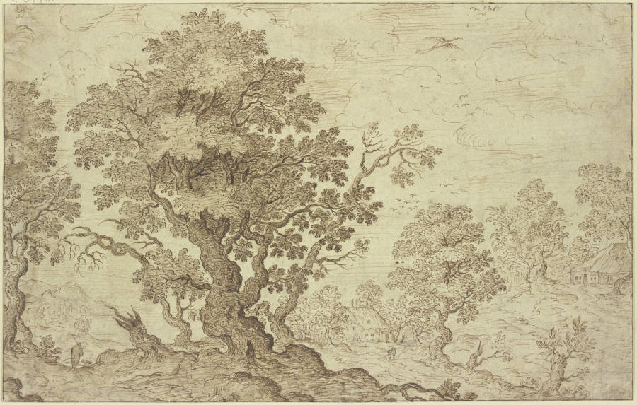 Landscape with trees de Paul Bril